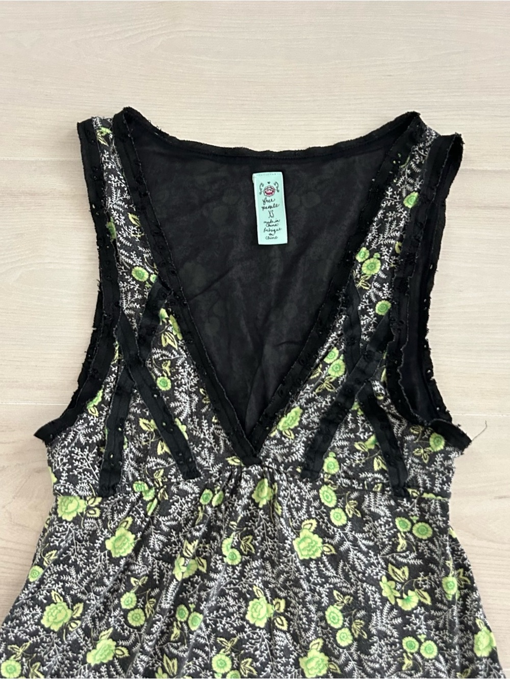 vintage free people floral babydoll dress - Picture 3 of 8